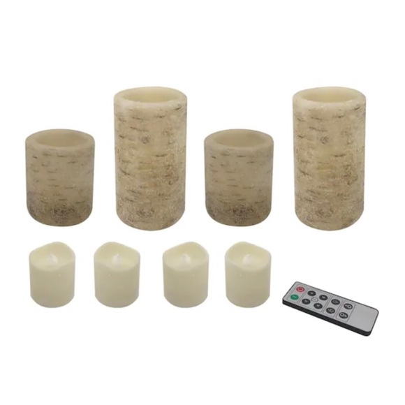 LED Shimmer Pillar/Votive Set - Picture 5 of 7